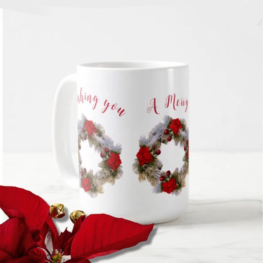 聖降誕祭お目出とう コーヒーマグカップ