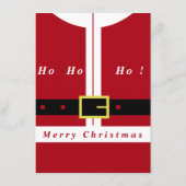 聖降誕祭お目出とう – サンタクロース – 皆さんへの贈り物 メニュー (裏面)