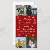 聖降誕祭お目出とう シーズンカード (正面/裏面)