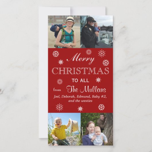 聖降誕祭お目出とう シーズンカード (正面)