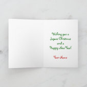 聖降誕祭お目出とう シーズンカード (内部)