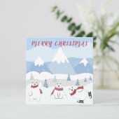 聖降誕祭お目出とう シーズンカード (スタンド正面)