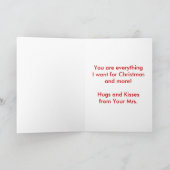 聖降誕祭お目出とう シーズンカード (内部)