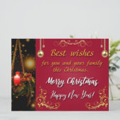 聖降誕祭お目出とう シーズンカード (スタンド正面)