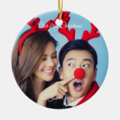 聖降誕祭お目出とう！ セラミックオーナメント (正面)