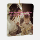 聖降誕祭お目出とう セラミックオーナメント (右)