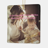 聖降誕祭お目出とう セラミックオーナメント (左)