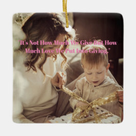 聖降誕祭お目出とう セラミックオーナメント