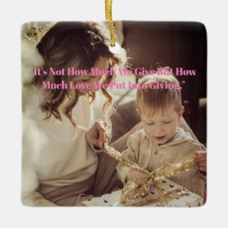 聖降誕祭お目出とう セラミックオーナメント