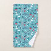 聖降誕祭お目出とう バスタオルセット (ハンドタオル)