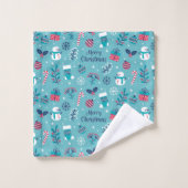 聖降誕祭お目出とう バスタオルセット (ウォッシュタオル)