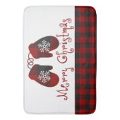 聖降誕祭お目出とう バスマット (正面縦)