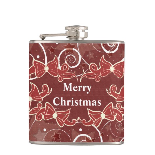 聖降誕祭お目出とう フラスク (正面)