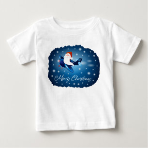 聖降誕祭お目出とう ベビーTシャツ
