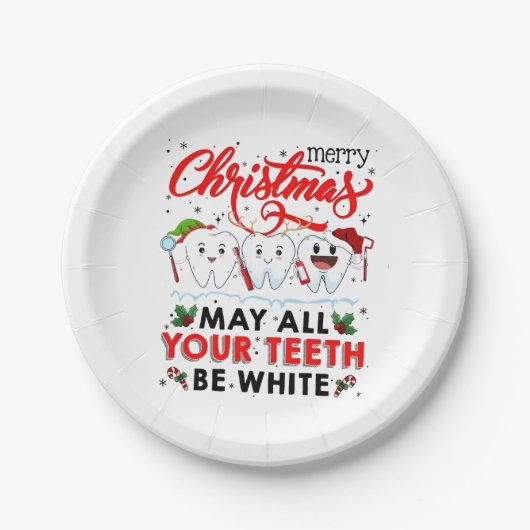 聖降誕祭お目出とう ペーパープレート (正面)