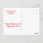 聖降誕祭お目出とう ポストカード (裏面)