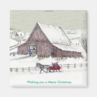 聖降誕祭お目出とう マグネット