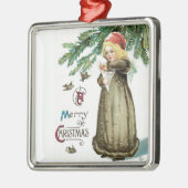 聖降誕祭お目出とう メタルオーナメント (左)