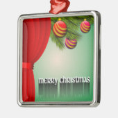 聖降誕祭お目出とう メタルオーナメント (左)