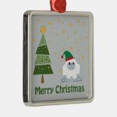 聖降誕祭お目出とう メタルオーナメント (右)