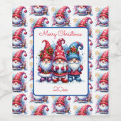 聖降誕祭お目出とう | 休日格言 ワインラベル (シングルラベル)