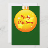 聖降誕祭お目出とう 招待状 (裏面)