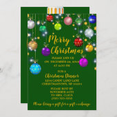 聖降誕祭お目出とう 招待状 (正面/裏面)