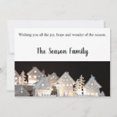 聖降誕祭お目出とう 招待状 (裏面)