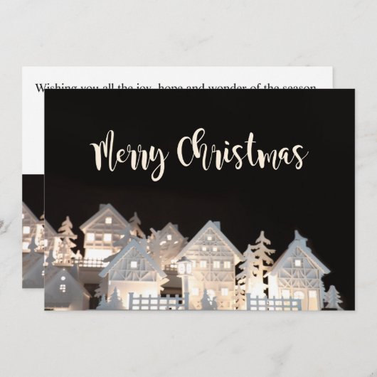 聖降誕祭お目出とう 招待状 (正面/裏面)