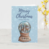 聖降誕祭お目出とう、新年お目出とう カード (黄色い花)