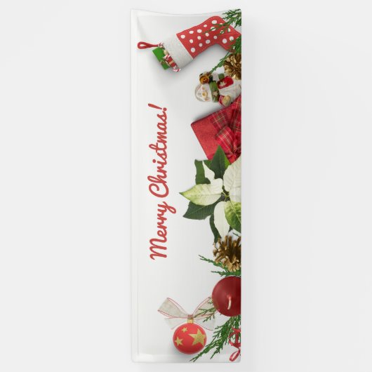 聖降誕祭お目出とう 横断幕 (縦)