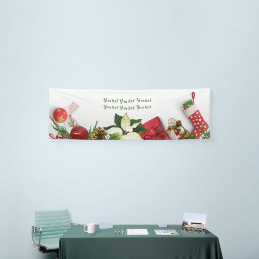 聖降誕祭お目出とう 横断幕 (トレードショー)