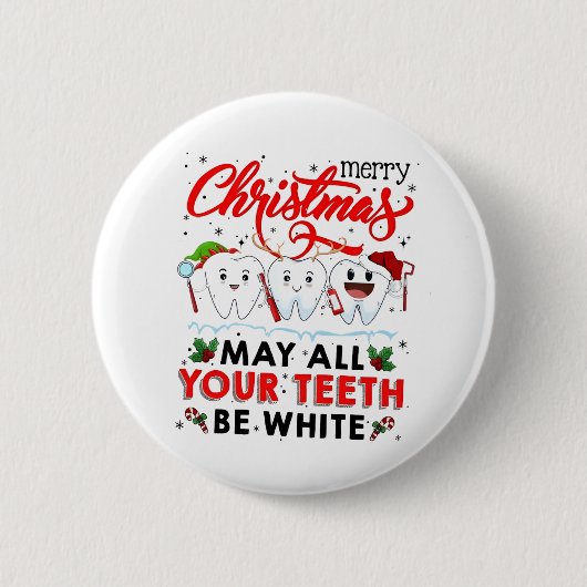 聖降誕祭お目出とう 缶バッジ (正面)