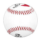 聖降誕祭お目出とう 野球ボール (裏面)