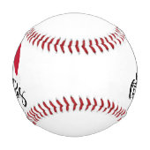聖降誕祭お目出とう 野球ボール (正面)