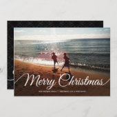 聖降誕祭お目出とう | 5x7 |フラット シーズンカード (正面/裏面)