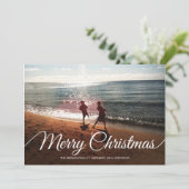 聖降誕祭お目出とう | 5x7 |フラット シーズンカード (スタンド正面)