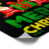 聖降誕祭お目出度うおもしろい! ポスター (角)