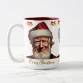 聖降誕祭お目出度うドナルド ツートーンマグカップ (左)