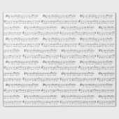 聖降誕祭お目出度うミュージカル ラッピングペーパー (フラット)