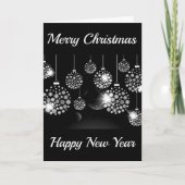 *聖降誕祭お目出度うメリーて*明るい シーズンカード (正面)