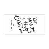 聖降誕祭お目出度うレタリング セルフインキングスタンプ (デザイン)