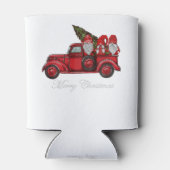 聖降誕祭お目出度う三人の格言と赤いトラックに 缶クーラー (裏面)