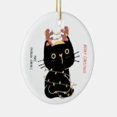 聖降誕祭お目出度う事は何も後悔しない セラミックオーナメント (右)