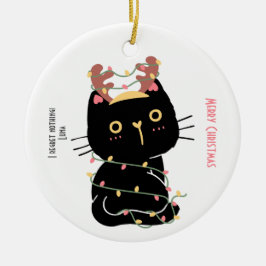 聖降誕祭お目出度う事は何も後悔しない セラミックオーナメント