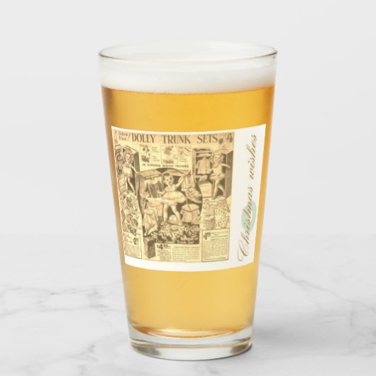 聖降誕祭お目出度う人形 タンブラーグラス (ドリンク正面)