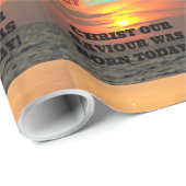 聖降誕祭お目出度う今日の救い主は生まれ神 ラッピングペーパー (ロールコーナー)