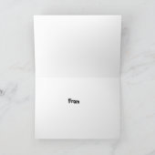 聖降誕祭お目出度う先生へ シーズンカード (内部)