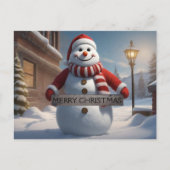 聖降誕祭お目出度う喜びと愛に満ちた願い ポストカード (正面)