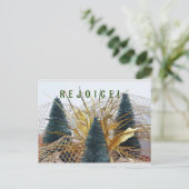 聖降誕祭お目出度う子どもは木生まれ々だ シーズンポストカード (スタンド正面)